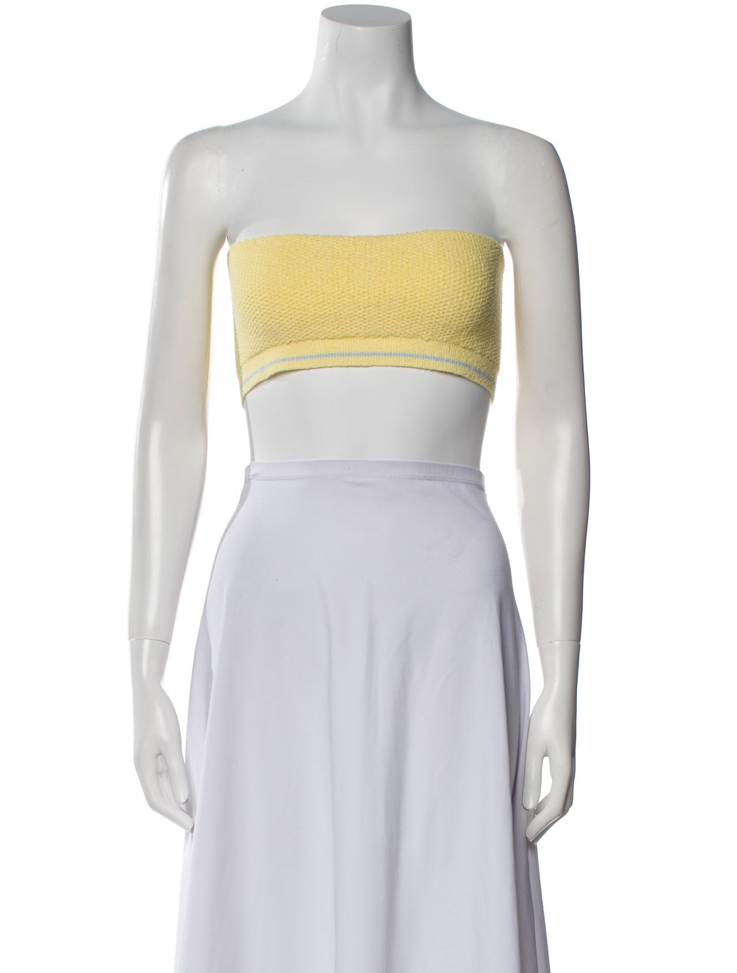 Jacquemus Strapless Crop Top